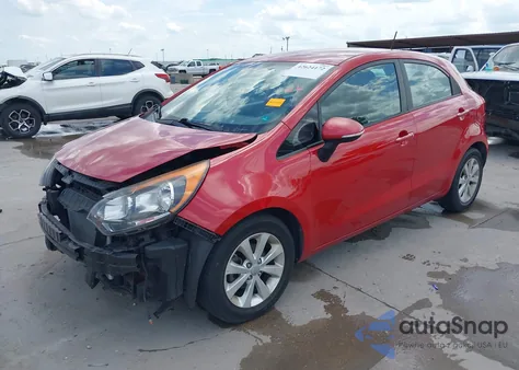 2014 Kia Rio Ex z USA, uszkodzony, nr VIN KNADN5A37E6410353